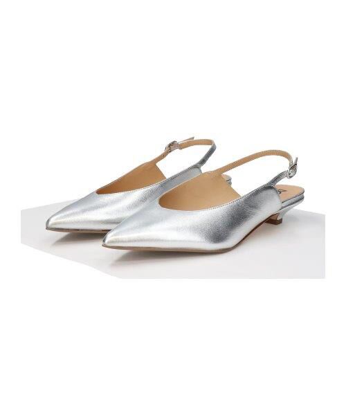 INTER-CHAUSSURES / インター ショシュール パンプス | 【FABIO RUSCONI】キトゥンヒールバックバンドパンプス | 詳細17