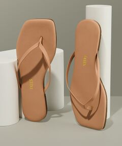 INTER-CHAUSSURES / インター ショシュール サンダル | 【TKEES】スクエアトウフラットトングサンダル