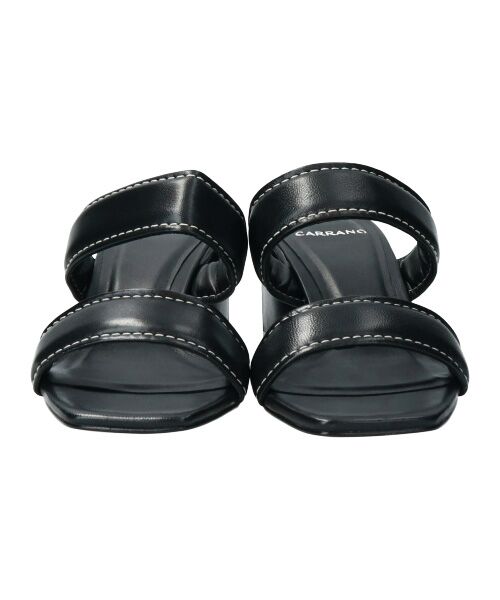 INTER-CHAUSSURES / インター ショシュール サンダル | 【CARRANO】ダブルストラップスクエアトゥサンダル-(62000C) | 詳細1