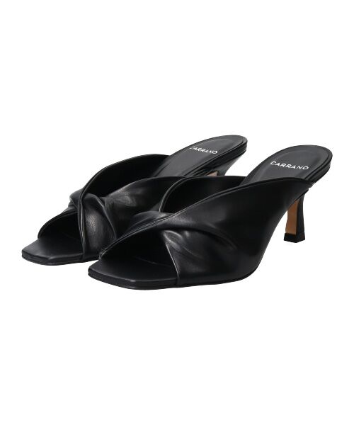 INTER-CHAUSSURES / インター ショシュール サンダル | 【CARRANO】スクエアトゥツイストミュールサンダル-(62001C) | 詳細7