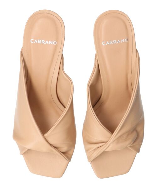 INTER-CHAUSSURES / インター ショシュール サンダル | 【CARRANO】スクエアトゥツイストミュールサンダル-(62001C) | 詳細14