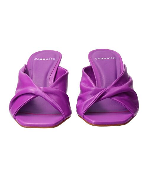 INTER-CHAUSSURES / インター ショシュール サンダル | 【CARRANO】スクエアトゥツイストミュールサンダル-(62001C) | 詳細19