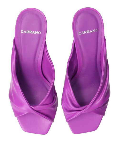 INTER-CHAUSSURES / インター ショシュール サンダル | 【CARRANO】スクエアトゥツイストミュールサンダル-(62001C) | 詳細25