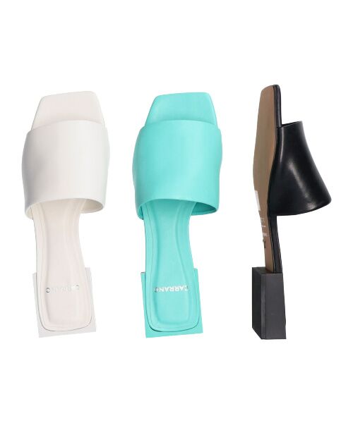 INTER-CHAUSSURES / インター ショシュール サンダル | 【CARRANO】スクエアトゥミュールサンダル-(62005C) | 詳細22