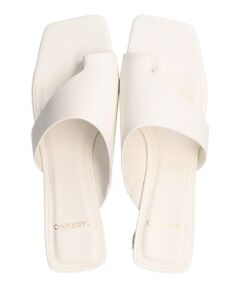 INTER-CHAUSSURES / インター ショシュール サンダル | 【CARRANO】スクエアトゥトングミュールサンダル-(62006C)