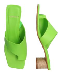 INTER-CHAUSSURES / インター ショシュール サンダル | 【CARRANO】スクエアトゥトングミュールサンダル-(62006C)