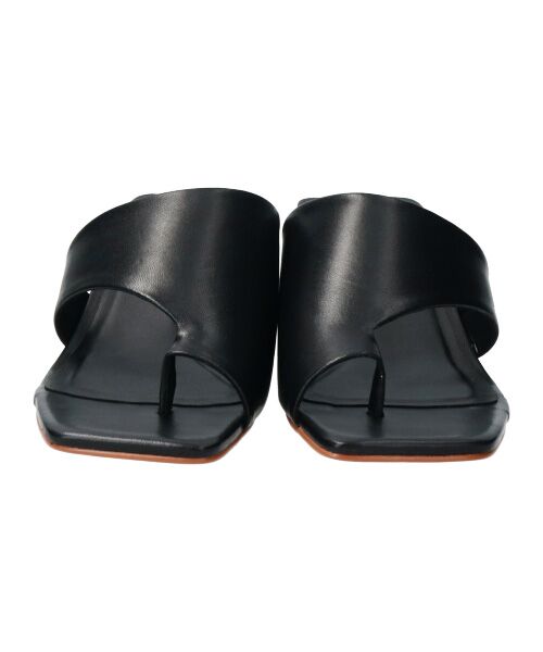 INTER-CHAUSSURES / インター ショシュール サンダル | 【CARRANO】スクエアトゥトングミュールサンダル-(62006C) | 詳細1