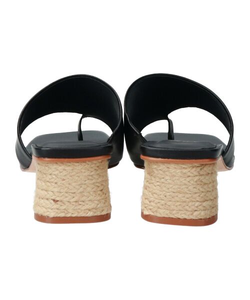 INTER-CHAUSSURES / インター ショシュール サンダル | 【CARRANO】スクエアトゥトングミュールサンダル-(62006C) | 詳細4