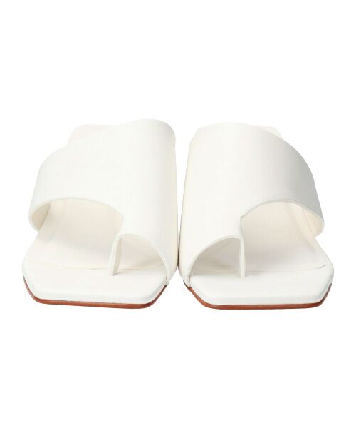 INTER-CHAUSSURES / インター ショシュール サンダル | 【CARRANO】スクエアトゥトングミュールサンダル-(62006C) | 詳細8