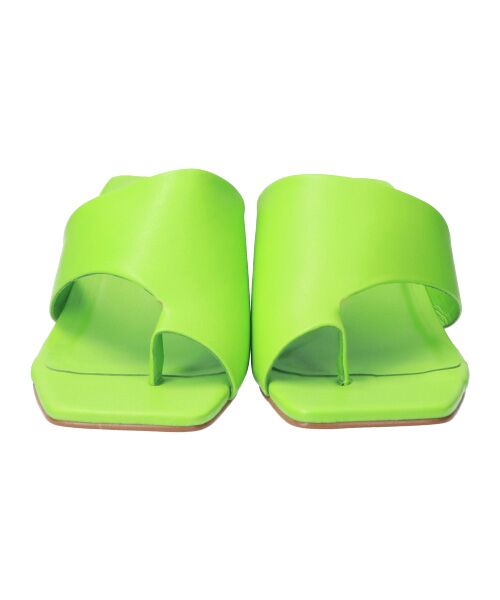 INTER-CHAUSSURES / インター ショシュール サンダル | 【CARRANO】スクエアトゥトングミュールサンダル-(62006C) | 詳細15