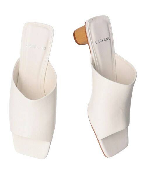 INTER-CHAUSSURES / インター ショシュール サンダル | 【CARRANO】スクエアトゥミュールサンダル-(62007C) | 詳細14