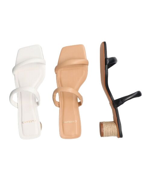 INTER-CHAUSSURES / インター ショシュール サンダル | 【CARRANO】ダブルチューブストラップサンダル-(62008C) | 詳細22