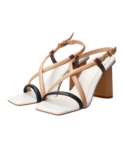 INTER-CHAUSSURES / インター ショシュール サンダル | 【CARRANO】クロスストラップヒールサンダル-(62009C) | 詳細2
