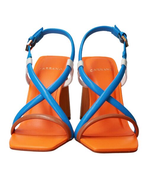 INTER-CHAUSSURES / インター ショシュール サンダル | 【CARRANO】クロスストラップヒールサンダル-(62009C) | 詳細8