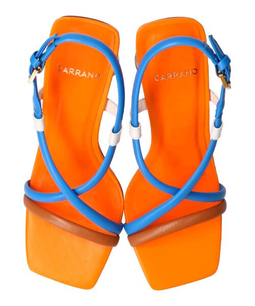 INTER-CHAUSSURES / インター ショシュール サンダル | 【CARRANO】クロスストラップヒールサンダル-(62009C) | 詳細12
