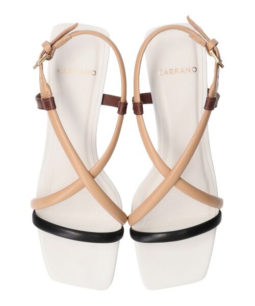 INTER-CHAUSSURES / インター ショシュール サンダル | 【CARRANO】クロスストラップサンダル-(62010C) | 詳細7