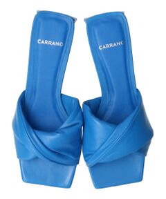 INTER-CHAUSSURES / インター ショシュール サンダル | 【CARRANO】スクエアトゥツイストミュールサンダル-(62013C)