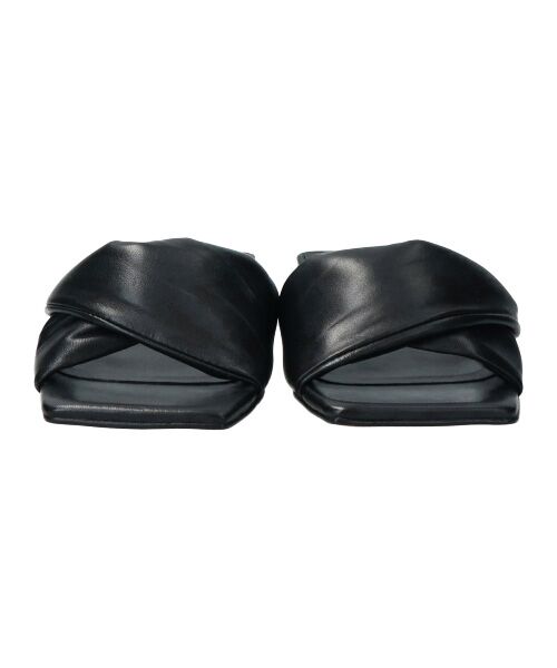 INTER-CHAUSSURES / インター ショシュール サンダル | 【CARRANO】スクエアトゥツイストミュールサンダル-(62013C) | 詳細1