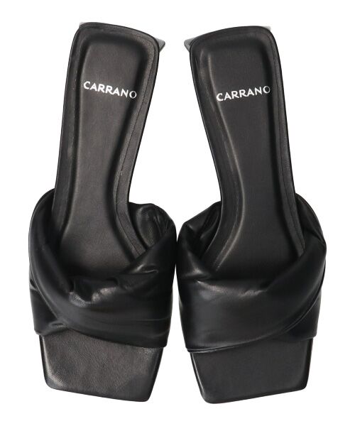 INTER-CHAUSSURES / インター ショシュール サンダル | 【CARRANO】スクエアトゥツイストミュールサンダル-(62013C) | 詳細6