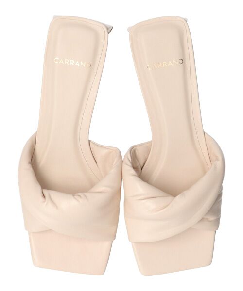 INTER-CHAUSSURES / インター ショシュール サンダル | 【CARRANO】スクエアトゥツイストミュールサンダル-(62013C) | 詳細12