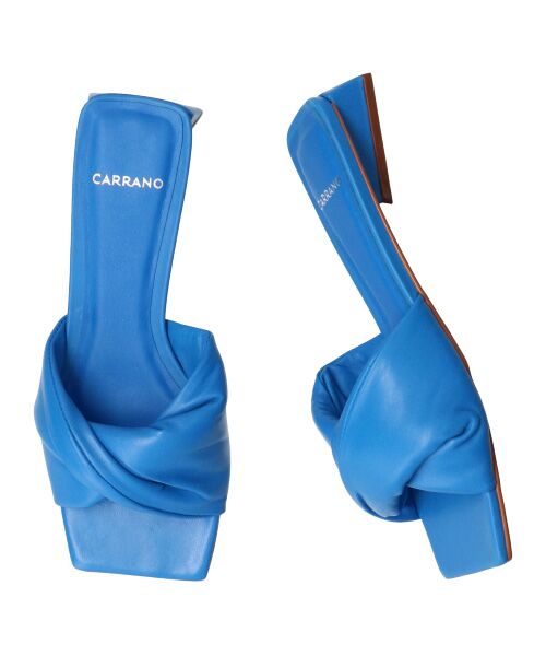 INTER-CHAUSSURES / インター ショシュール サンダル | 【CARRANO】スクエアトゥツイストミュールサンダル-(62013C) | 詳細21