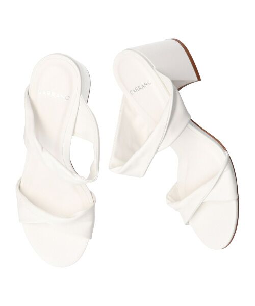 INTER-CHAUSSURES / インター ショシュール サンダル | 【CARRANO】ダブルツイストストラップミュールサンダル-(62014C) | 詳細14