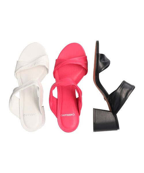 INTER-CHAUSSURES / インター ショシュール サンダル | 【CARRANO】ダブルツイストストラップミュールサンダル-(62014C) | 詳細22