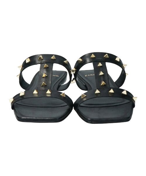 INTER-CHAUSSURES / インター ショシュール サンダル | 【CARRANO】スクエアトゥスタッズフラットサンダル-(62200C) | 詳細1