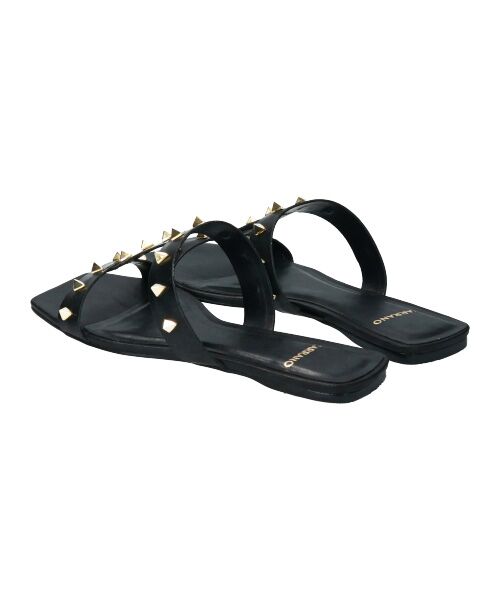 INTER-CHAUSSURES / インター ショシュール サンダル | 【CARRANO】スクエアトゥスタッズフラットサンダル-(62200C) | 詳細4