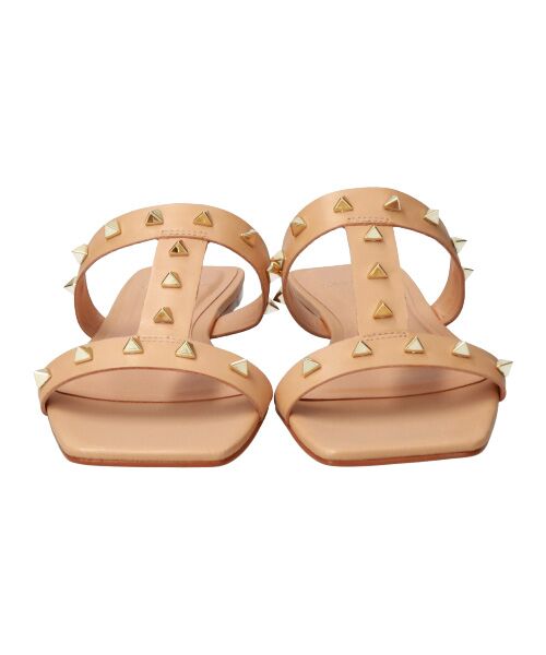 INTER-CHAUSSURES / インター ショシュール サンダル | 【CARRANO】スクエアトゥスタッズフラットサンダル-(62200C) | 詳細15