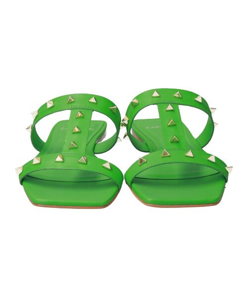 INTER-CHAUSSURES / インター ショシュール サンダル | 【CARRANO】スクエアトゥスタッズフラットサンダル-(62200C) | 詳細23