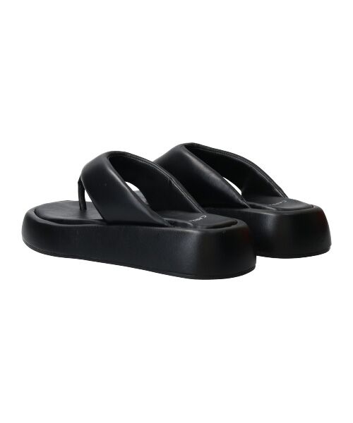 INTER-CHAUSSURES / インター ショシュール サンダル | 【CARRANO】パテッドトングボリュームソールサンダル-(62300C) | 詳細4