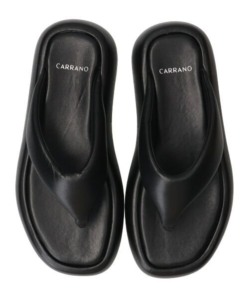 INTER-CHAUSSURES / インター ショシュール サンダル | 【CARRANO】パテッドトングボリュームソールサンダル-(62300C) | 詳細6