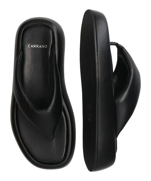 INTER-CHAUSSURES / インター ショシュール サンダル | 【CARRANO】パテッドトングボリュームソールサンダル-(62300C) | 詳細8