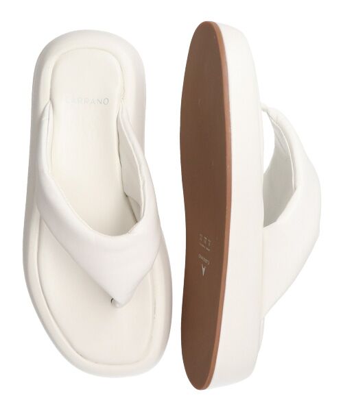 INTER-CHAUSSURES / インター ショシュール サンダル | 【CARRANO】パテッドトングボリュームソールサンダル-(62300C) | 詳細17