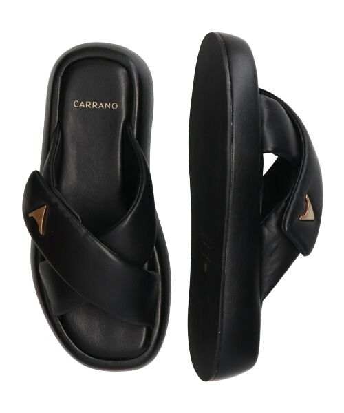 INTER-CHAUSSURES / インター ショシュール サンダル | 【CARRANO】パテッドベルトボリュームソールサンダル-(62301C) | 詳細8