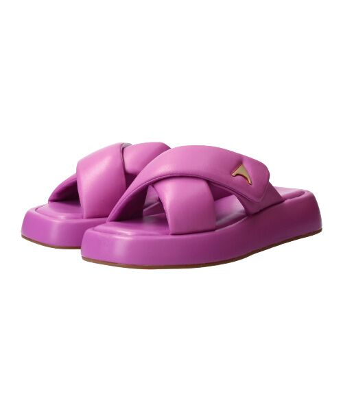 INTER-CHAUSSURES / インター ショシュール サンダル | 【CARRANO】パテッドベルトボリュームソールサンダル-(62301C) | 詳細11