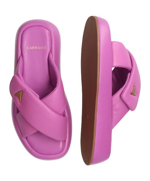 INTER-CHAUSSURES / インター ショシュール サンダル | 【CARRANO】パテッドベルトボリュームソールサンダル-(62301C) | 詳細17