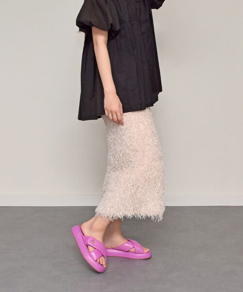 INTER-CHAUSSURES / インター ショシュール サンダル | 【CARRANO】パテッドベルトボリュームソールサンダル-(62301C) | 詳細20