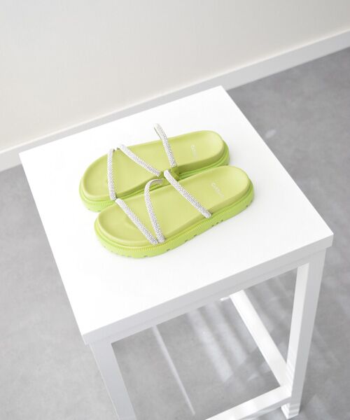 INTER-CHAUSSURES / インター ショシュール サンダル | 【CARRANO】ラインストーンストラップサンダル-(62302C) | 詳細17