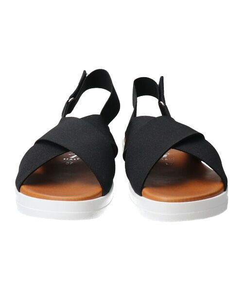 INTER-CHAUSSURES / インター ショシュール サンダル | 【ITALIAN SHOEMAKERS】厚底エラスティッククロスサンダル-(92120T) | 詳細1