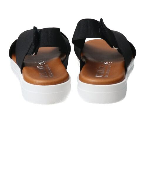 INTER-CHAUSSURES / インター ショシュール サンダル | 【ITALIAN SHOEMAKERS】厚底エラスティッククロスサンダル-(92120T) | 詳細5