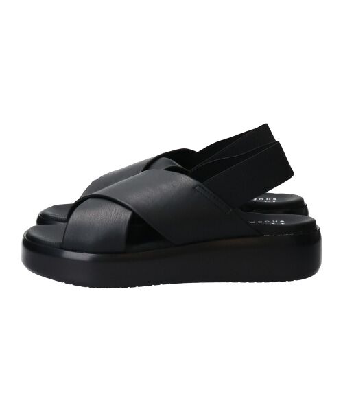 INTER-CHAUSSURES / インター ショシュール サンダル | 【ITALIAN SHOEMAKERS】厚底クロスサンダル-(92121T) | 詳細3