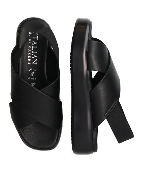 INTER-CHAUSSURES / インター ショシュール サンダル | 【ITALIAN SHOEMAKERS】厚底クロスサンダル-(92121T) | 詳細7