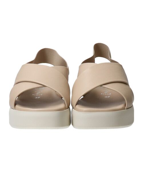 INTER-CHAUSSURES / インター ショシュール サンダル | 【ITALIAN SHOEMAKERS】厚底クロスサンダル-(92121T) | 詳細8