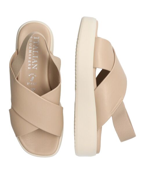 INTER-CHAUSSURES / インター ショシュール サンダル | 【ITALIAN SHOEMAKERS】厚底クロスサンダル-(92121T) | 詳細14