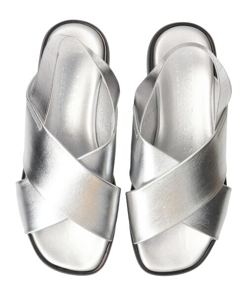 INTER-CHAUSSURES / インター ショシュール サンダル | 【ITALIAN SHOEMAKERS】厚底クロスサンダル-(92121T) | 詳細20