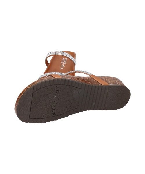 INTER-CHAUSSURES / インター ショシュール サンダル | 【ITALIAN SHOEMAKERS】ダブルラインストーンフットベッドサンダル-(92201T) | 詳細11