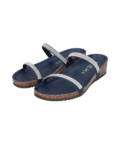 INTER-CHAUSSURES / インター ショシュール サンダル | 【ITALIAN SHOEMAKERS】ダブルラインストーンフットベッドサンダル-(92201T) | 詳細13