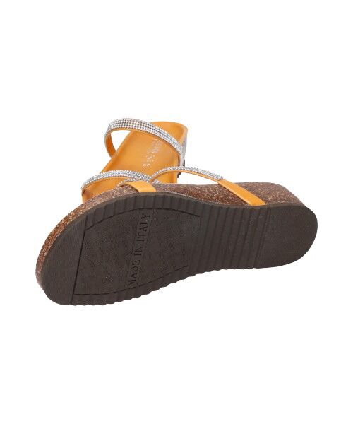 INTER-CHAUSSURES / インター ショシュール サンダル | 【ITALIAN SHOEMAKERS】ダブルラインストーンフットベッドサンダル-(92201T) | 詳細20